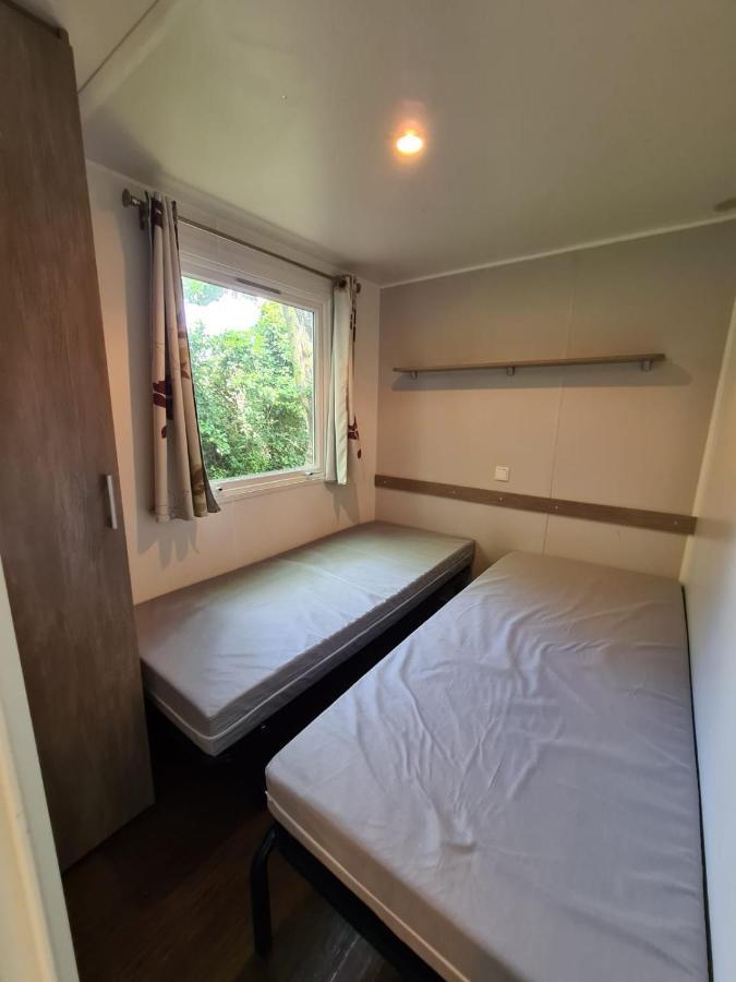 Mobil Home Camping Des 7 Fonts 아그 외부 사진