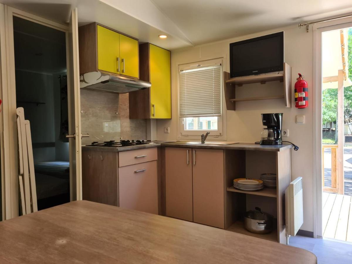 Mobil Home Camping Des 7 Fonts 아그 외부 사진