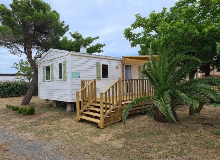 Mobil Home Camping Des 7 Fonts 아그 외부 사진